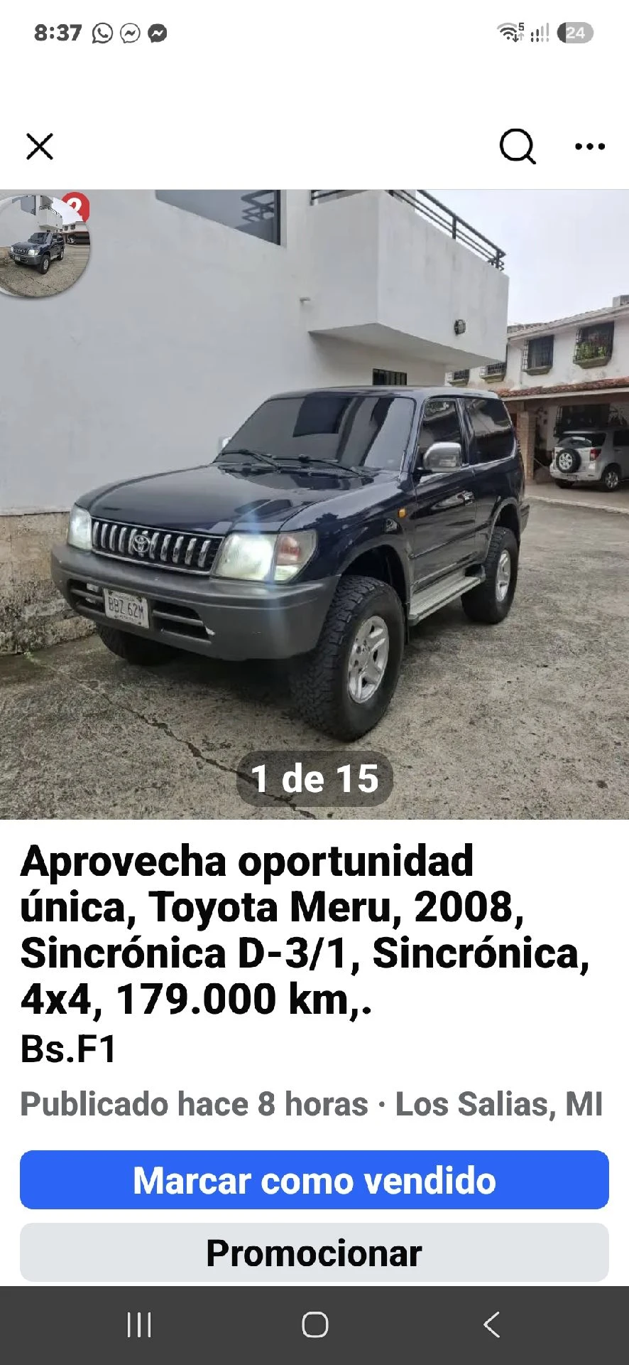2008 Toyota Merú Sport 4x4