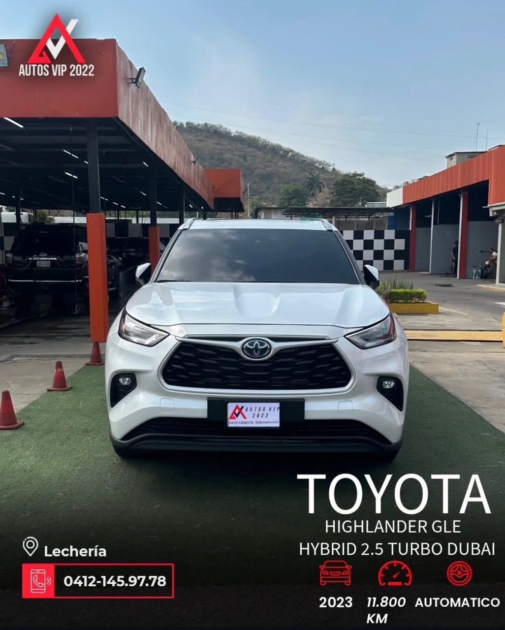 2023 Toyota Highlander Híbrido GLE 2.5 Turbo Dubai — foto 3