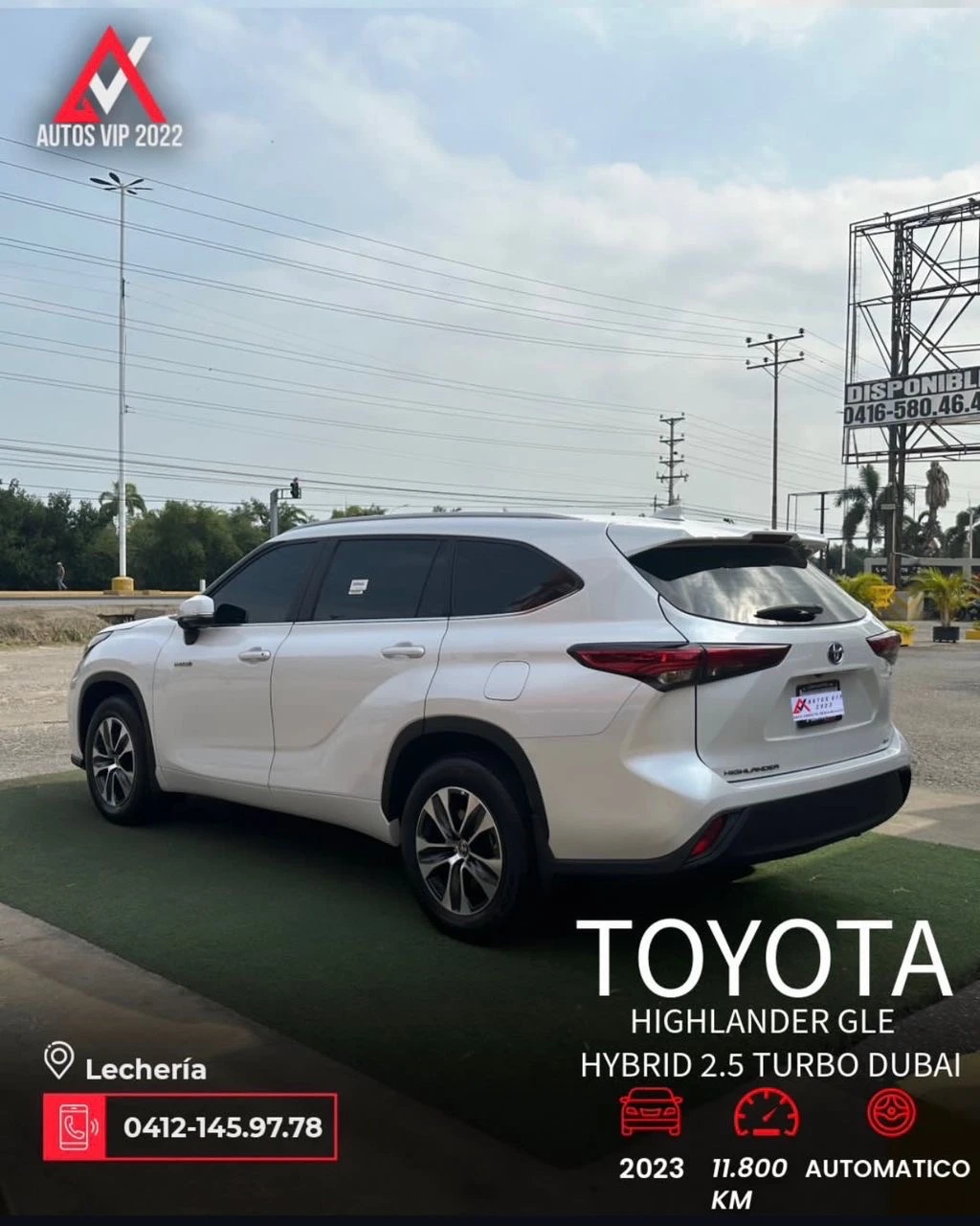 2023 Toyota Highlander Híbrido GLE 2.5 Turbo Dubai — foto 6