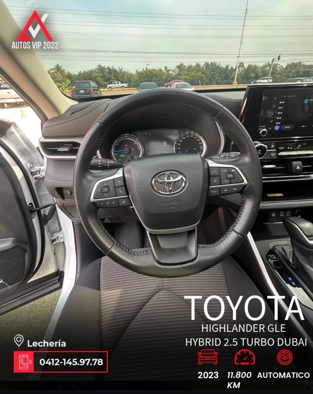 2023 Toyota Highlander Híbrido GLE 2.5 Turbo Dubai — foto 7