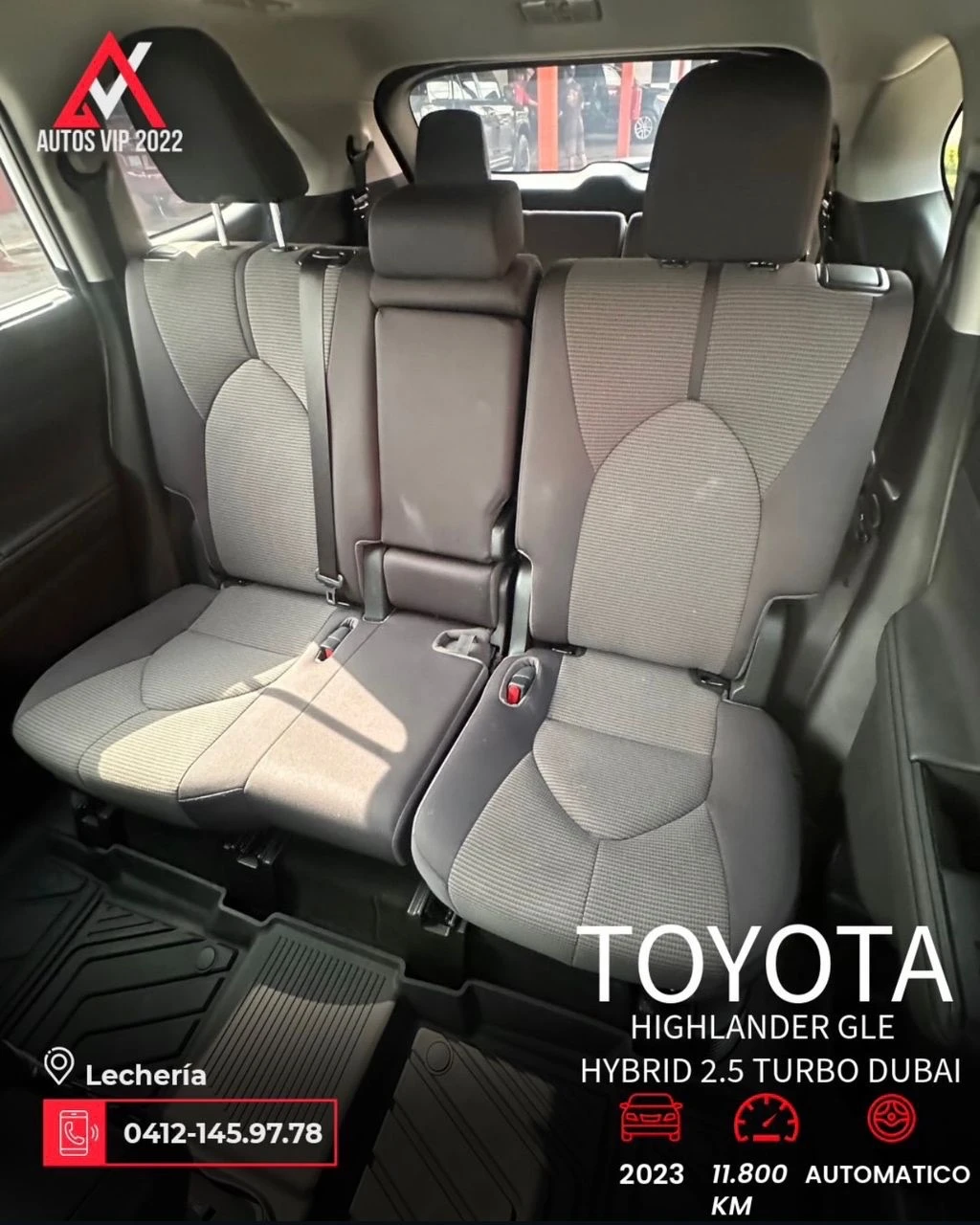 2023 Toyota Highlander Híbrido GLE 2.5 Turbo Dubai — foto 11
