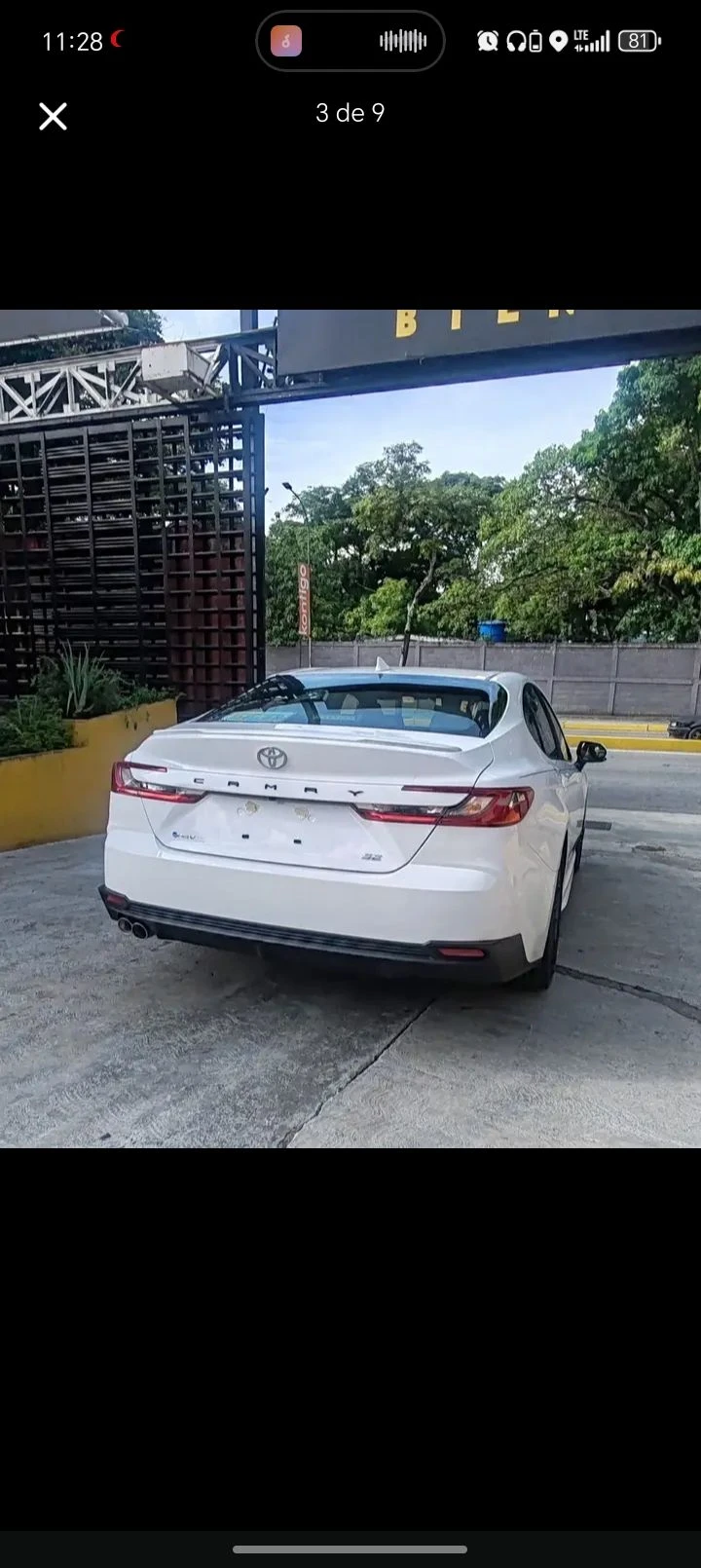 2026 Toyota Camry Se / Se recibe vehículo — foto 2