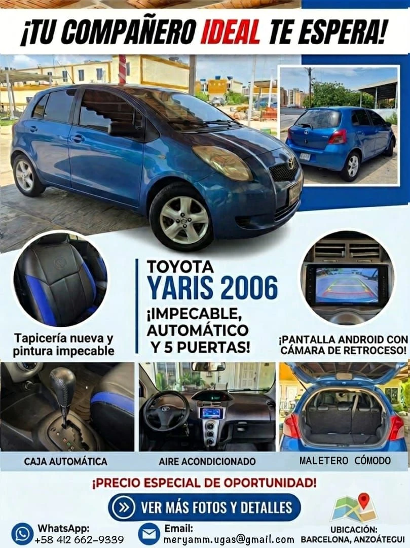2006 Toyota Yaris 5 PUERTAS — photo 2